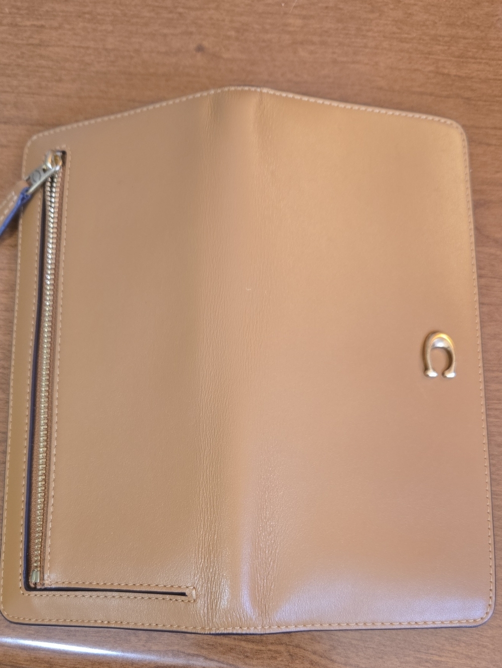 Coach Essential Skinny Wallet In Honey Brown - Picture 10 of 11